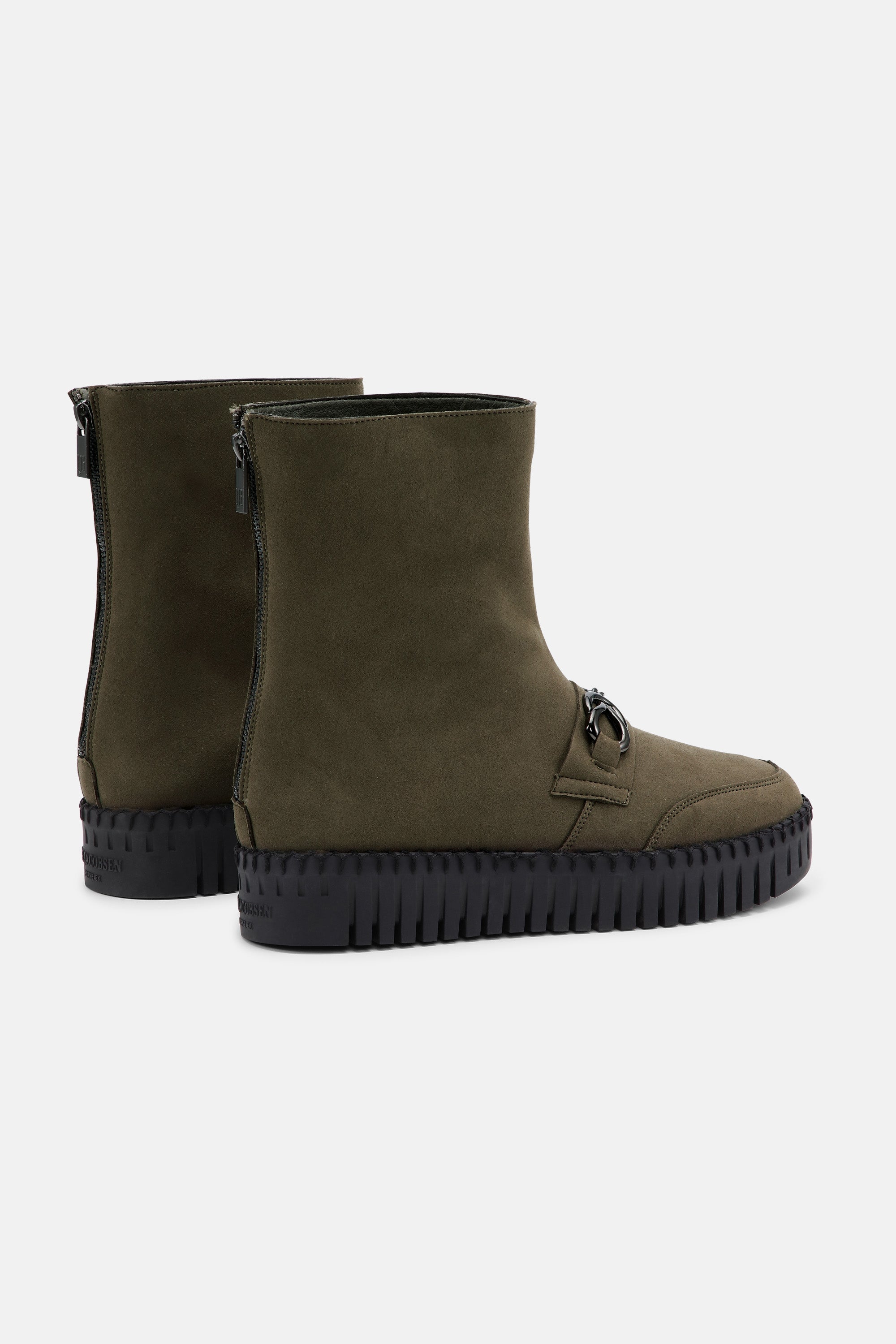 Ilse Jacobsen Hornbæk Footwear Long Chelsea Boots Boots 465001 Deep Olive Black
